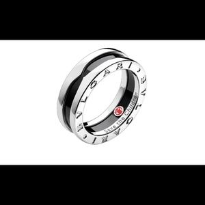 Bvlgari black onyx save the children ring